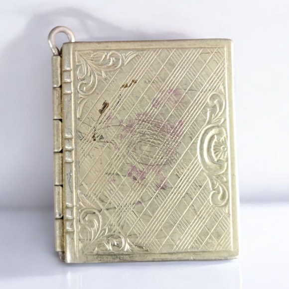 Antique Jewelry - Antique Victorian Book Locket Pendant